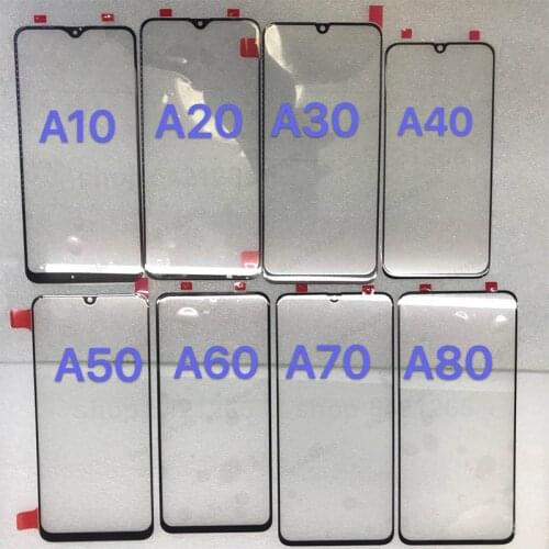 5pcs LCD Touch Screen Front Outer Glass For Samsung Galaxy A10 A20 A30 A40 A50 A60 A70 A80 A90 LCD Lens Repair Parts Replacement