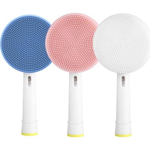 Silicone Cleaning Brush Head Of Electric Toothbrush For Oral B Electric Cleanser Face Cleaning Replacement
