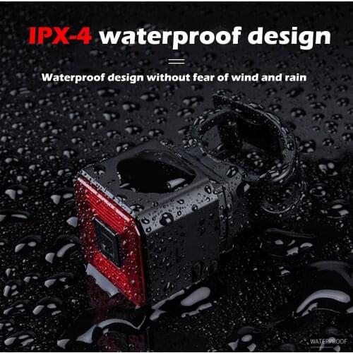 Bicycle Smart Brake Rear Tail Light Mountain Bike Road Bike Riding Super Bright Brake Light LED Safety Lantern Bike Accessories