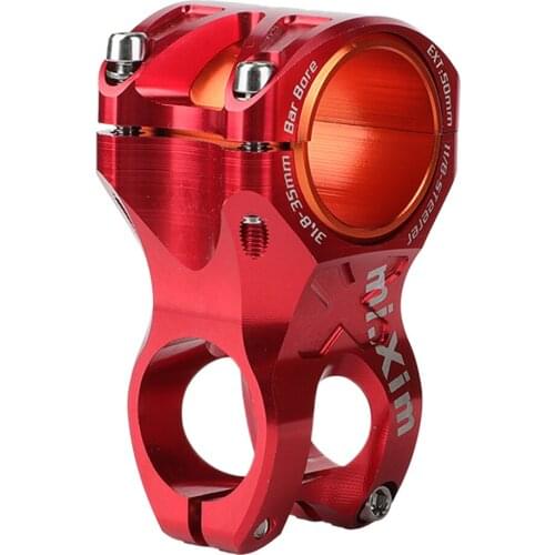 Aluminium Alloy Bicycle Stem Bike Handlebar Stem Short Handlebar Stem Riser Fixed Bike Bar Stem 28.6*31.8*50mm