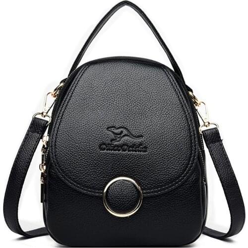 Women Leather Shoulder Bag Crossbody Bags Handbag Tote Solid Color PU Leather Ladies Top-handle Bags For Women