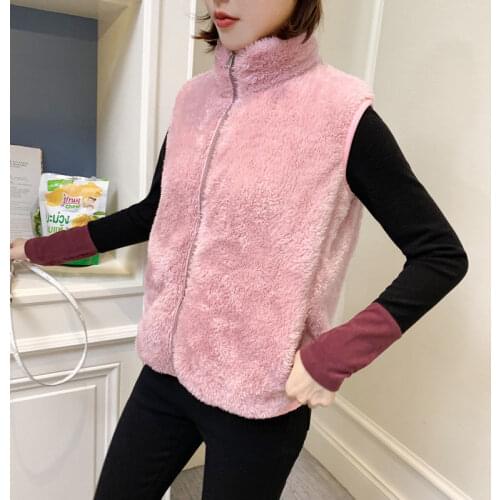 Woman Jacket Vest Vest Short Coat for Women Winter Baggy Coat Chaleco Mujer