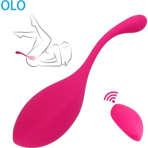 Liquid Silicone Erotic Jump Egg Remote Control Female Vibrator Clitoral Stimulator Vaginal G-spot Massager Sex Toy for Couples