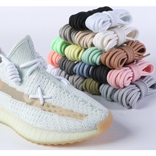 1 Pair Round Shoelaces Coconut 350 Black Angel 700 Classic Shoe Lace Tightly Woven Does Not Snag Sneakers Shoelace 20 Colors