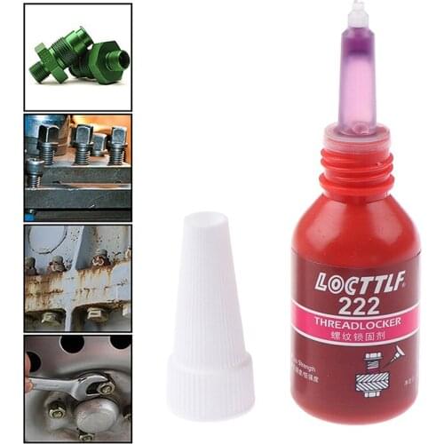 10ML 222 Glue Screw Anaerobic Adhesive Sealing And Leakproof Thread Locking Agent Retainer Locking Adhesive Metal Screw Glue 1Pc