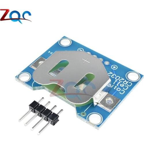 20mm Coin Cell Breakout Board CR2032 Button Battery Socket Holder Mount Board Small Slide Switch Module for Smart Electronics