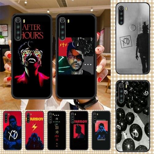 Singer The Weeknd XO Phone case For Xiaomi Redmi Note 7 7A 8 8T 9 9A 9S 10 K30 Pro Ultra black trend waterproof fashion back art