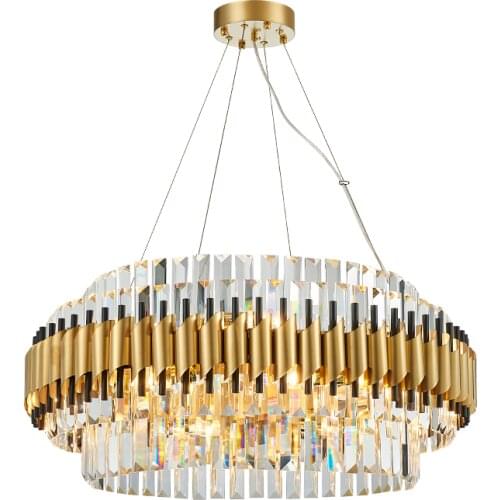 Hot Selling Wedding Decorative Luxury Hotel Crystal Living Room Chandelier Pendant Lighting Villa Contemporary Hotel