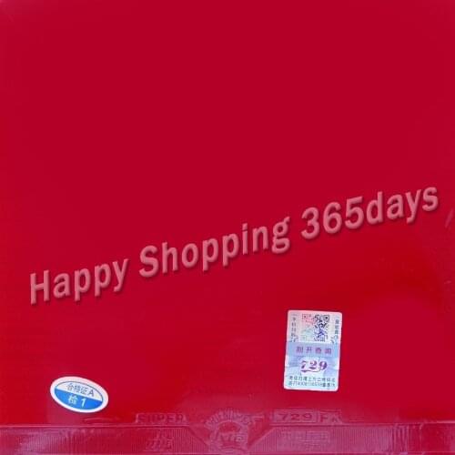 2 pieces of RITC 729 Friendship FX-729 pips-in table tennis / pingpong top sheet (rubber without sponge)