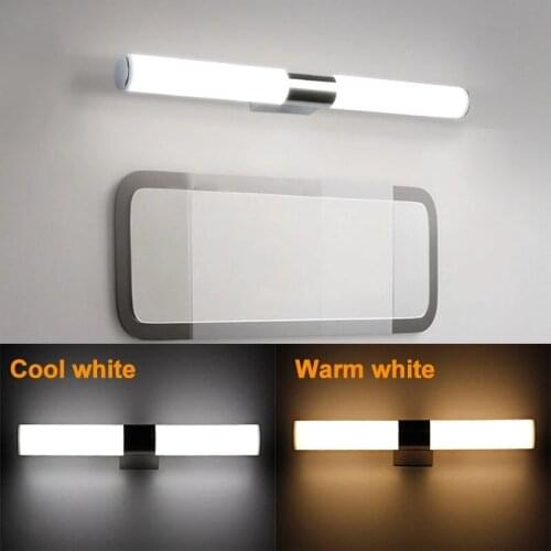 Wall Lamp 12W 16W 22W 85-265V Led Mirror Light Waterproof LED Tube Modern Acrylic Wall Light Bathroom Lighting