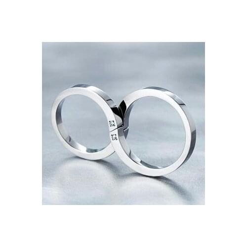 New model infinity HAND WORK DOUBLE WEDDING RING
