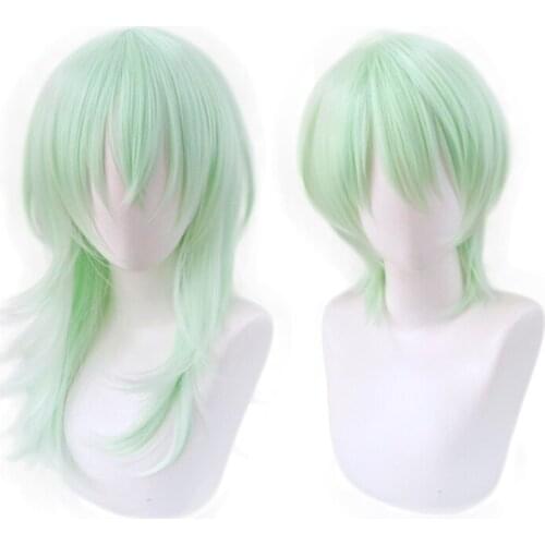 Fire Emblem ThreeHouses Byleth Beleth Light Green Wig Cosplay Costume Men Women Heat Resistant Synthetic Hair Party Wigs