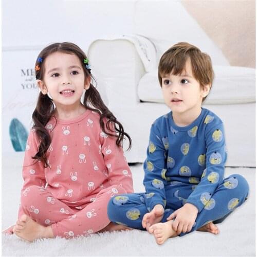 Toddler pajamas teen pajamas toddler girl pajamas sleepwear kids toddler boy pajamas autumn winter cartoon cotton underwear set
