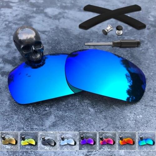 Firtox True Polarized Enhanced Replacement Lenses and Ear Socks & Bolt & T20 for-Oakley Jawbone Sunglass-Multiple Options