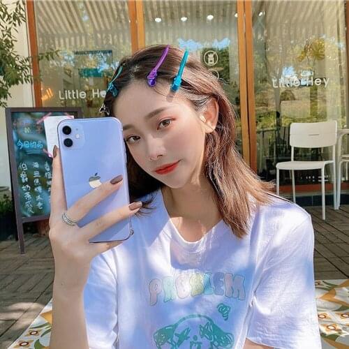 6PCS Professional Seamless Hairclip No Bend Crease Hairpin Makeup Clip Seamless Barrettes Salon Styling Fixed Accessories