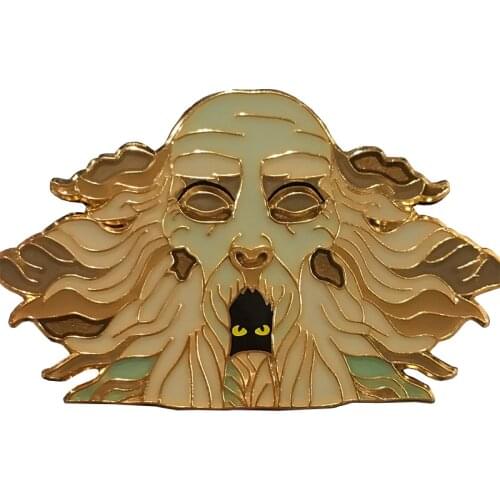 Salazhar Chamber of Secrets Brooch mysterious basement enamel pin Harry inspired jewelry