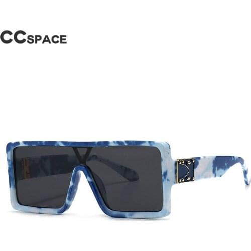 46641 Oversized Retro Men Women Sunglasses Square Goggle Fashion Shades UV400 Vintage Glasses