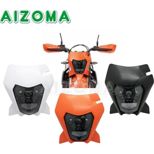 Enduro Motocross Headlight LED Head Lamp For EXC XC XCF XCW XCFW SX SXF SXS 500 450 350 300 250 150 125 Six Days Dual Sport