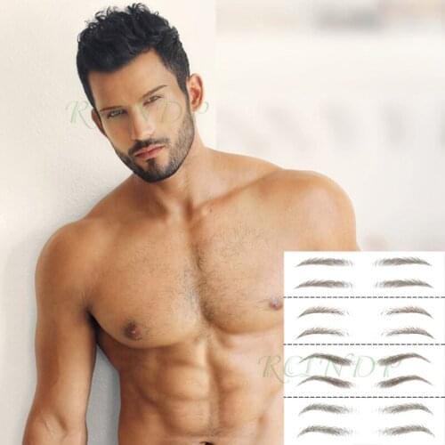 Eyebrow Tattoo Sticker 3D Fake False Eyebrows Long Lasting Super Waterproof 4 Styles Makeup Eye Brow Stickers 04