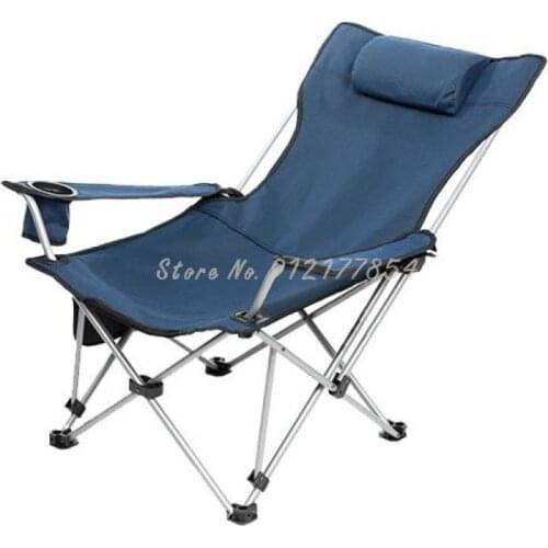 Outdoor Folding Chair Portable Lunch Chair Back Fishing Chair Camping Leisure Stool Director Beach Chair