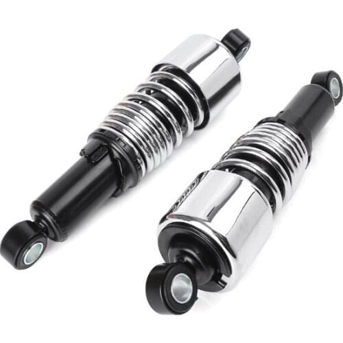 Universal 267mm SHOCK ABSORBERS Rear Motorcycle Suspension Chrome Eye Center Eye Center 10.5 "INCHES FOR Honda Suzuki Kawasaki