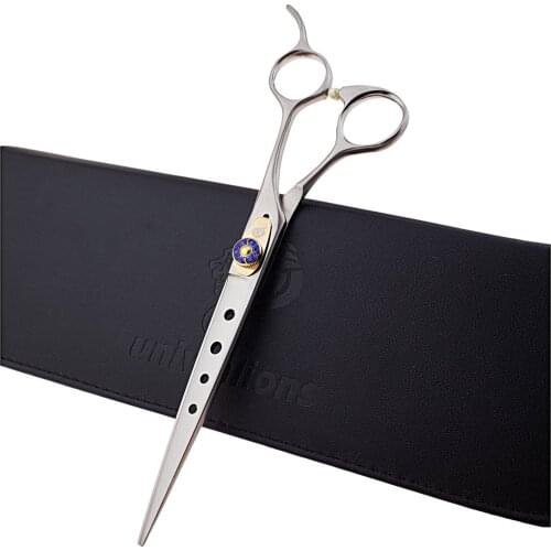 Univinlions 7.5 Inch Scissors Gog Professional Grooming Shears Straight Cutting Scissors Pet Shaver Home Groomer Tijeras Perro