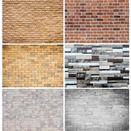 SHUOZHIKE Vinyl Custom Photography Backdrops Brick Wall Theme Photo Studio Background 20026KM-03