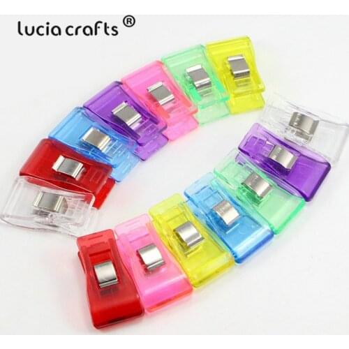 5pcs/lot Approx 1.8*3.3CM Plastic Clip Hemming Sewing Tools Sewing Accessories Quilt Fabric File Garment Clips J0204