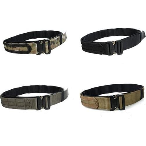 TMC 1.75 Inch Tactical CS Outdoor Military Army Fighter Belt Black Hunting Shooter Belt
