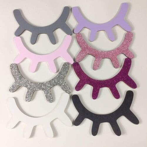 1Pair 3D Cute Wooden Eyelash Wall Sticker For Children Kids Room Baby Shower Decor Home Living Room Nursery Wall Art Decorations