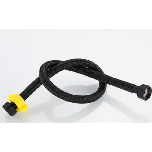 2PCS 304 Stainless Steel plumbing hose ，flexible hose Water Heater Connector Pipe Tube Basin&Toilet water weaved hose