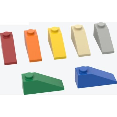 10PCS Brick Parts DIY 4286 3x1 Inclined Brick High-TechParts Compatible Brands Educational Parts Toys