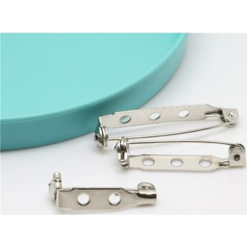 1000pcs 20mm High quality Clasp Back Pins for Crafts w/locking Safety Clasp