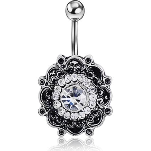 2018 Sexy Dangle Navel Belly Button Rings Belly Navel Piercing Surgical Steel Belly Dance Bars Body Jewelry Piercing Barbell