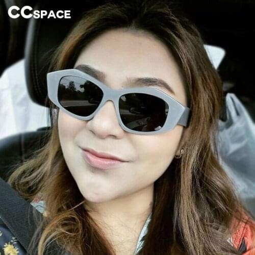 51114 Cat Eye Big Thick Frame Sunglasses Fashion Men Women Shades UV400 Vintage Glasses
