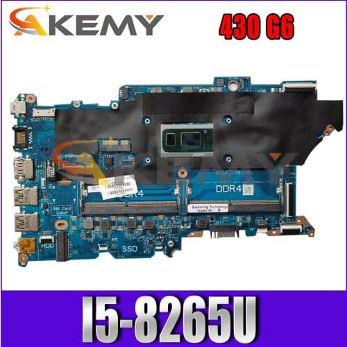 DAX8JMB16E0 For HP Probook 430 G6 I5-8265U Notebook Mainboard DDR4 Laptop motherboard