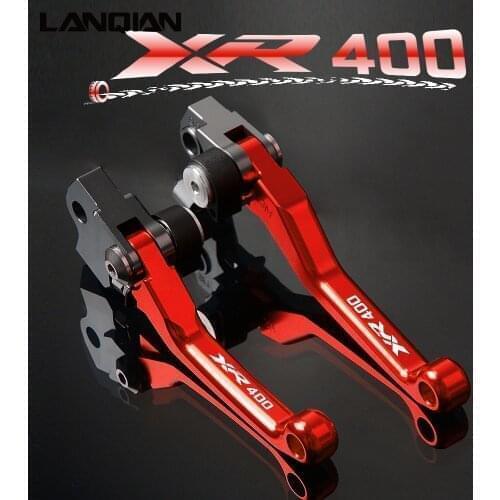 For Honda XR400 Motorcycle Dirt Pit Bike Pivot Brake Clutch Levers XR 400 1996 1997 1998 1999 2000 2001 2002 2003 2004 Parts