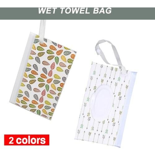 EVA Baby Wet Wipe Pouch Wipes Holder Case Reusable Refillable Wet Wipe Bag Eco-friendly Wipe Pouch Dispender Container 3