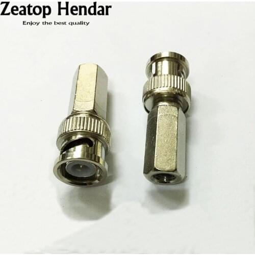 10Pcs BNC Male Twist-On Connector - RG59 & RG62 PVC Coax Cable Adapter for CCTV Camera