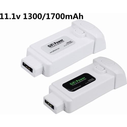 11.1V 1300mah 1700mAh 18.87Wh Lipo Battery for Yuneec Breeze Flying Camera Drone Extra Replacement Power