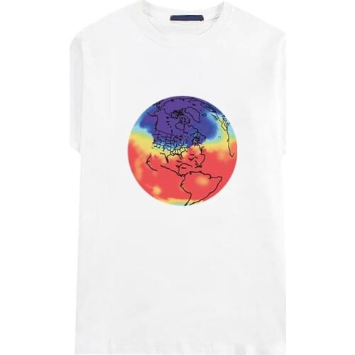 2021 Fashion Hot Brand Summer Cartoon Anime High Quality Unisex Cotton T-Shirt Fashion Casual Loose Letter Tops Tees