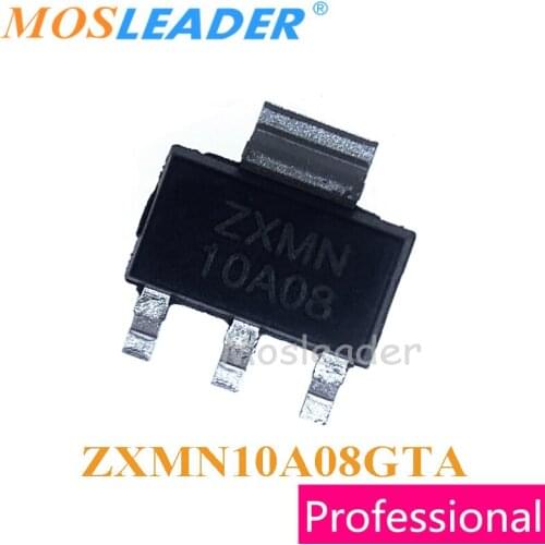 Mosleader ZXMN10A08GTA SOT223 100PCS 1000PCS ZXMN10A08 10A08 N-Channel Made in China High quality