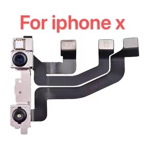 Original Tested Light Proximity Sensor Flex Cable with Front Facing Camera Module For iPhone X Front Camera