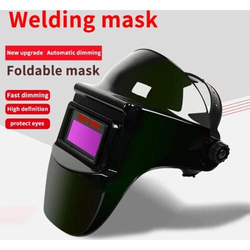 OUDISI Size adjustment automatic blackening welding helmet welding mask solar manufacturing welder glasses eye mask protection
