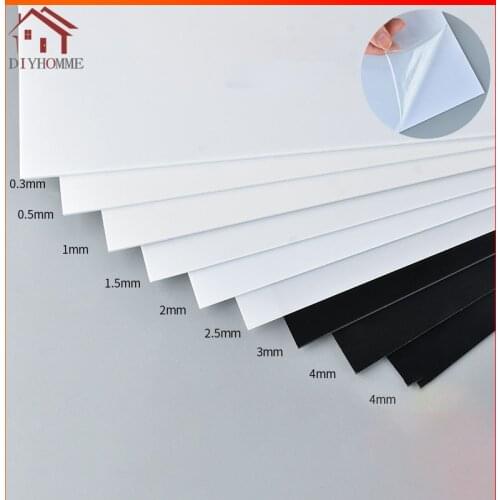 1pcs Model ABS Styrene Flat Sheet Plate Materials For DIY Train Buildings Sheet Model Building Kits