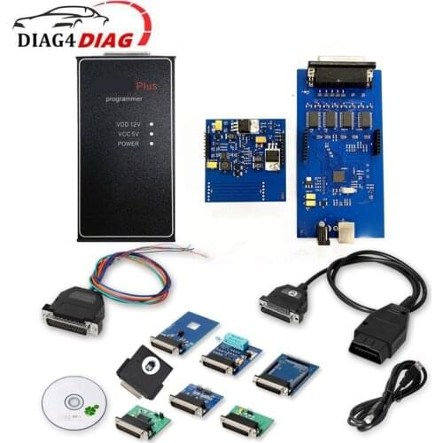 Full IPROG Pro V86 IMMO Mileage Airbag Reset Iprog+ Plus V777 + eeprom Adapter + OBD Cable Write Key Programmer Tool PK DIGIPROG
