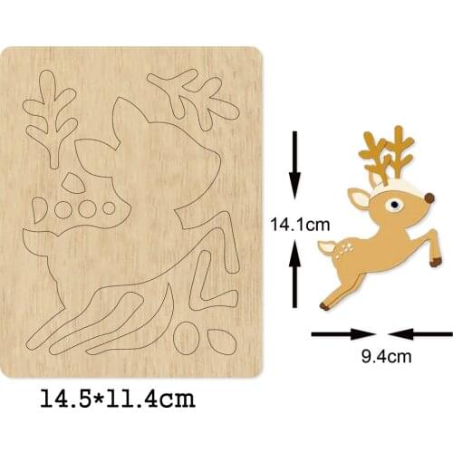 Running deer cutting dies 2020 new die cut &wooden dies Suitable for common die cutting machines