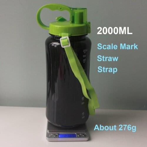 Direct factory wholesale 1000ML/32oz 2L Shake Sports Water Bottle Food Grade BPA free 24hour Herbalife Nutrition water bottle