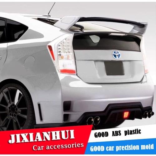 For Prius Spoiler 2012-2015 Toyota Prius FD2 Spoiler ABS plastic Material Car Rear Wing Color Rear Spoiler