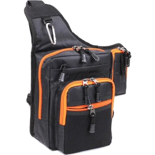 Personalized Design Outdoor Fishing Gear Shoulder Bag Cross-body Multifunctional Fishing Tackles Storage Messenger Bag